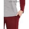 imageDAVID ARCHY Mens Pajamas Set  Soft Pj Sets for Men Long Sleeve Pajamas Men Cotton Mens Pjs Sets Loungewear with PocketsMaroon