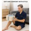 imageDAVID ARCHY Mens Pajamas Set Short Sleeve Summer Loungewear Soft Lightweight 2 Piece Pj Shorts Set with PocketsNavy Blue