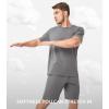 imageDAVID ARCHY Mens Pajamas Set Short Sleeve Summer Pajamas Soft Cotton Pajamas for Men Lightweight Lounge Set with PocketsDark Grey