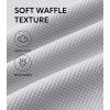imageDAVID ARCHY Mens Pajamas Set Waffle Knit Short Sleeve Sleepwear Lightweight Summer LoungewearLight Gray