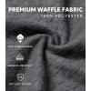imageDAVID ARCHY Mens Pajamas Set Waffle Knit Sleepwear Warm ampamp Soft Loungewear Notched Collar with Roomy Pockets PjsDark Grey