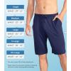 imageDAVID ARCHY Mens Pajama Shorts Bamboo Rayon Sleep Shorts Soft Comfy Breathable Lounge Pants with Pockets 2 PackBlackDark Gray  Two Side Pockets