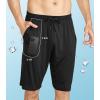 imageDAVID ARCHY Mens Pajama Shorts Bamboo Rayon Sleep Shorts Soft Comfy Breathable Lounge Pants with Pockets 2 PackBlackNavy Blue  Two Side Pockets