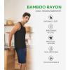 imageDAVID ARCHY Mens Tank Top Bamboo Rayon Undershirts Tank Shirt MoistureWicking AShirt for Men 3 or 5 PackBlack  5pack