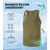 imageDAVID ARCHY Mens Tank Top Bamboo Rayon Undershirts Tank Shirt MoistureWicking AShirt for Men 3 or 5 PackHeather GrayHeather Olive GreenHeather Dark Coffee