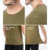 imageDAVID ARCHY Mens Undershirt Bamboo Rayon MoistureWicking Crewneck TShirts Stretch Tees for Men 3 or 5 PackB4  Crewneck  WhiteHeather Moonlight BlueHeather Navy BlueHeather Olive GreenHeather Dark Coffee