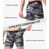 imageSeparatec Mens Underwear with Pouch for balls Anti Chafing Underwear Men Athletic Sport Performance Long Boxer Briefs 3 PackA1  Dark GrayBlackGrey Camo