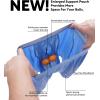 imageSeparatec Mens Underwear with Pouch for balls Anti Chafing Underwear Men Athletic Sport Performance Long Boxer Briefs 3 PackC1  BlueBean GreenPurple Gray