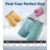imageSeparatec Mens Underwear with Pouch for balls Anti Chafing Underwear Men Athletic Sport Performance Long Boxer Briefs 3 PackC1  Wed GreenSat RedTue Yellow
