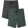 Heather Dark Green/Heather Grey - Two Side Pockets