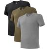 C4  Crewneck - Black/Heather Olive Green/Heather Dark Gray