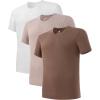 C5  Crewneck - White/Heather Dark Coffe/Heather Desert Taupe
