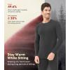 imageDAVID ARCHY Mens Heavyweight Thermal Underwear for Extreme Cold Perfect for Harsh Winter from 10C to 5CDark Greyns24002