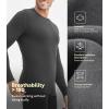 imageDAVID ARCHY Mens Heavyweight Thermal Underwear for Extreme Cold Perfect for Harsh Winter from 10C to 5CDark Greyns24002