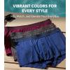 imageDAVID ARCHY Mens Soft Underwear Micro Modal Dual Pouch Trunks Ball Pouch Bulge Enhancing Boxer Briefs for Men 3 or 4 PackA2  BlackCharcoalNavyMerlot  25 in 4 Pack