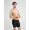 imageDAVID ARCHY Mens Underwear Bamboo Rayon Boxers for Men Breathable and Cool Mens Boxer Shorts with Button Fly 3 or 5 PackA2  Black3
