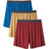 imageDAVID ARCHY Mens Underwear Bamboo Rayon Boxers for Men Breathable and Cool Mens Boxer Shorts with Button Fly 3 or 5 PackA6  BlueRedYellow