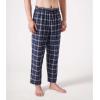 imageDAVID ARCHY Mens Pajama Pants Cotton Comfy Sleep Bottoms Lightweight Lounge Pants with Pockets Soft Sleepwear PJs 2 PackBlack PlaidNavy Blue Plaid