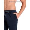 imageDAVID ARCHY Mens Pajama Shorts UltraSoft Cotton Sleep Shorts with Pockets Breathable ampamp Lightweight Lounge Sleepwear 2 PackNavy BlueHeather Dark Gray