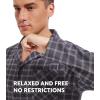 imageDAVID ARCHY Mens Pajamas Set Flannel Pjs Sets UltraSoft Cotton Pajamas for Men Classic Plaid Lounge Set with Roomy PocketsDark Gray