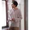 imageDAVID ARCHY Mens Pajamas Set Soft Cotton Long Sleeve Sleepwear Comfy Loungewear Pjs with PocketsHeather Dark Coffee