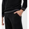 imageDAVID ARCHY Mens Pajamas Set UltraSoft Fleece Pajamas Lightweight ampamp Breathable Sleepwear Long Sleeve Lounge Set with PocketsBlack