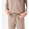 imageDAVID ARCHY Mens Pajamas Set UltraSoft Fleece Pajamas Lightweight ampamp Breathable Sleepwear Long Sleeve Lounge Set with PocketsCamel