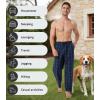 imageDAVID ARCHY Mens Pajama Pants Woven Cotton Plaid Sleep and Lounge Bottoms with Pockets Ultra Lightweight 3 Pack3 Pack  Charcoal BlackNavy WhiteDeep Navy