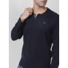 imageDAVID ARCHY Mens Cotton Pajamas Henley Collar Sleepwear Soft Classic ButtonDown Woven Long Sleeve Set S BlackHeather Black Grid