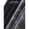 imageDAVID ARCHY Mens Cotton Pajamas Henley Collar Sleepwear Soft Classic ButtonDown Woven Long Sleeve Set S BlackHeather Black Grid