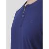 imageDAVID ARCHY Mens Cotton Pajamas Henley Collar Sleepwear Soft Classic ButtonDown Woven Long Sleeve Set S Navy BlueNavy Blue Grid