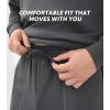 imageDAVID ARCHY Mens Fleece Hooded Pajama Set Soft Long Sleeve Loungewear Comfortable Sweatshirts ampamp Pajama Pants PJ Sets for menDark Grey