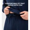 imageDAVID ARCHY Mens Fleece Hooded Pajama Set Soft Long Sleeve Loungewear Comfortable Sweatshirts ampamp Pajama Pants PJ Sets for menNavy Blue