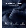 imageDAVID ARCHY Mens Fleece Hooded Pajama Set Soft Long Sleeve Loungewear Comfortable Sweatshirts ampamp Pajama Pants PJ Sets for menNavy Blue