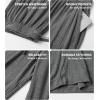 imageDAVID ARCHY Mens Pajama Pants Bamboo Rayon Lightweight Knit Sleep Bottoms Soft Lounge Pants with Pockets PJs 2 PackBlackHeather Dark Gray