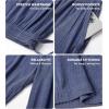 imageDAVID ARCHY Mens Pajama Pants Bamboo Rayon Lightweight Knit Sleep Bottoms Soft Lounge Pants with Pockets PJs 2 PackNavy BlueHeather Navy Blue