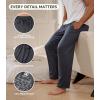 imageDAVID ARCHY Mens Pajama Pants Bamboo Rayon Lightweight Sleep Bottoms Breathable Lounge Pants with Pockets Comfy PJs 2 PackNavy BlueHeather Dark Gray