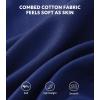 imageDAVID ARCHY Mens Pajama Pants Cotton Bottoms Soft Lightweight Loungewear with Drawstring and Pockets 2 PackBlackNavy Blue