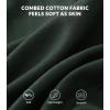 imageDAVID ARCHY Mens Pajama Pants Cotton Bottoms Soft Lightweight Loungewear with Drawstring and Pockets 2 PackBlackOlive Green