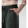 imageDAVID ARCHY Mens Pajama Pants Cotton Bottoms Soft Lightweight Loungewear with Drawstring and Pockets 2 PackBlackOlive Green