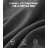 imageDAVID ARCHY Mens Pajama Pants Cotton Bottoms Soft Lightweight Loungewear with Drawstring and Pockets 2 PackDark GrayMoonlight Blue