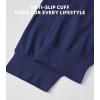 imageDAVID ARCHY Mens Pajama Pants Cotton Bottoms Soft Lightweight Loungewear with Drawstring and Pockets 2 PackNavy BlueHeather Grey
