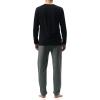 imageDAVID ARCHY Mens Soft Fleece Plush Robe Full Length ampamp Cotton Pajama Set Medium