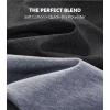 imageDAVID ARCHY Mens Ultra Soft ampamp Quick Dry Sleep Shorts Cotton Blend Pajama Shorts with Pockets and Fly 2 PackHeather Dark BlueBlack