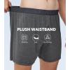 imageDAVID ARCHY Mens Boxers Soft Rayon Made from Bamboo Boxers for Men Pack Loose Underwear Cooling Mens Boxer ShortsBlackGrayDark Gray