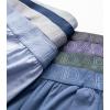 imageDAVID ARCHY Mens Boxers Soft Rayon Made from Bamboo Boxers for Men Pack Loose Underwear Cooling Mens Boxer ShortsLight BlueGrey GreenGrey