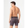 imageDAVID ARCHY Mens Trunks Underwear Cotton Modal Soft Breathable No Ride Up Pouch Underwear 34 or 6 PackBlackBrownish GreyNavy Blue  Cotton  With Fly 3 Pack