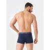 imageDAVID ARCHY Mens Trunks Underwear Cotton Modal Soft Breathable No Ride Up Pouch Underwear 34 or 6 PackBlackNavy BlueOlive Green3 Packc