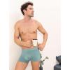 imageDAVID ARCHY Mens Trunks Underwear Cotton Modal Soft Breathable No Ride Up Pouch Underwear 34 or 6 PackDark GrayMoonlight BlueOlive Green3 Packd