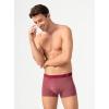 imageDAVID ARCHY Mens Trunks Underwear Cotton Modal Soft Breathable No Ride Up Pouch Underwear 34 or 6 PackHeather BlackHeather Navy BlueHeather Wine Red3 Packe